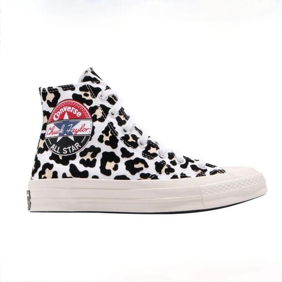 Converse Chuck Taylor 70 High Logo Play - Desert Ore Animal Print Men 5/Women 7 - Picture 1 of 9